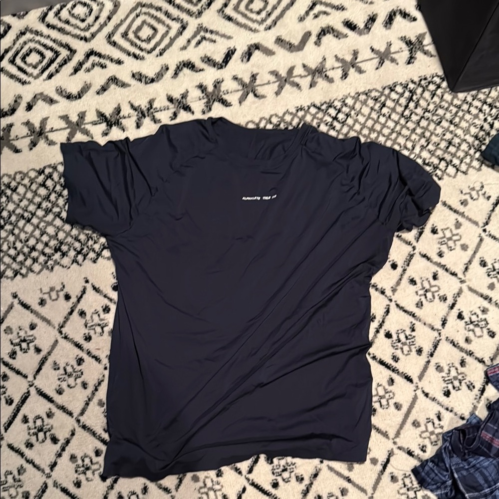 Alphalete Navy Blue Short Sleeve Tee